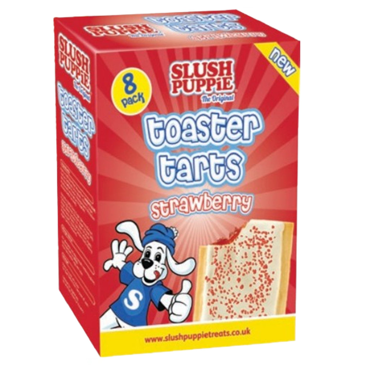 Slush Puppie Toaster Tarts Erdbeere mattiert 35g VEREINIGTES KÖNIGREICH (Fall von 12)