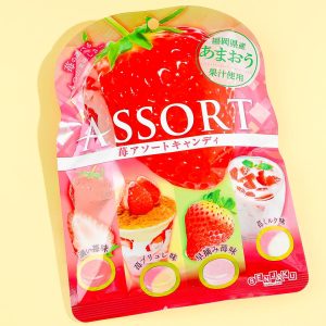 Senjaku Assort Erdbeerbonbons – 4 Geschmacksrichtungen
