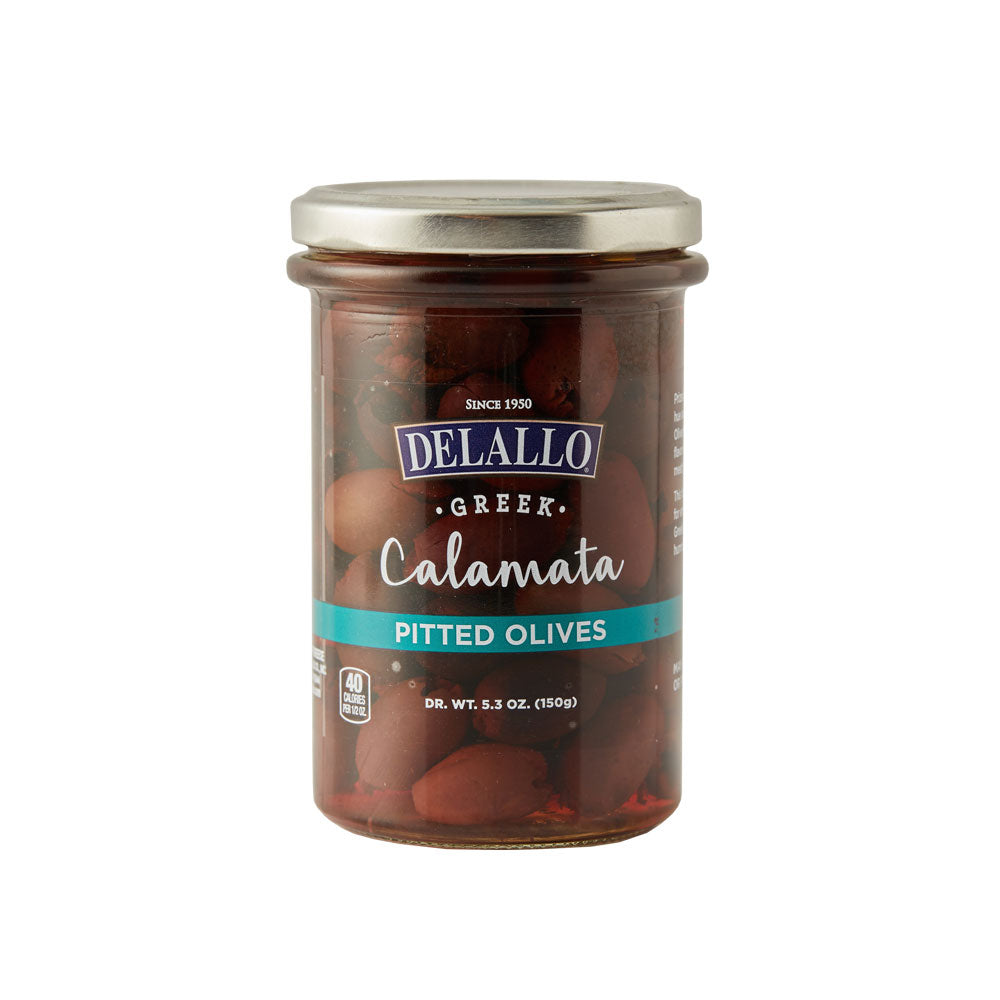 Delallo Oliven Calamata Pitted, 4 Oz (Packung mit 12)