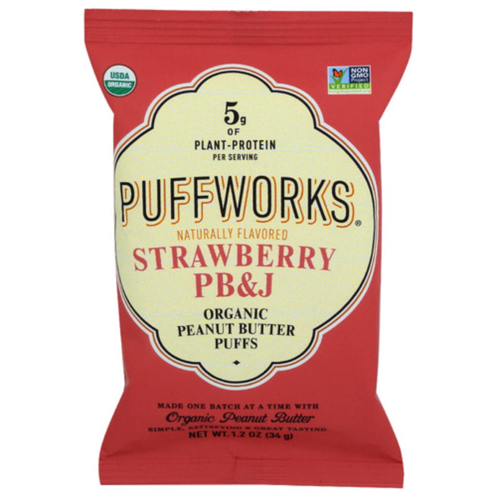 PUFFWORKS – Bio Erdbeer PB & J Puffs – 1,2 Unzen