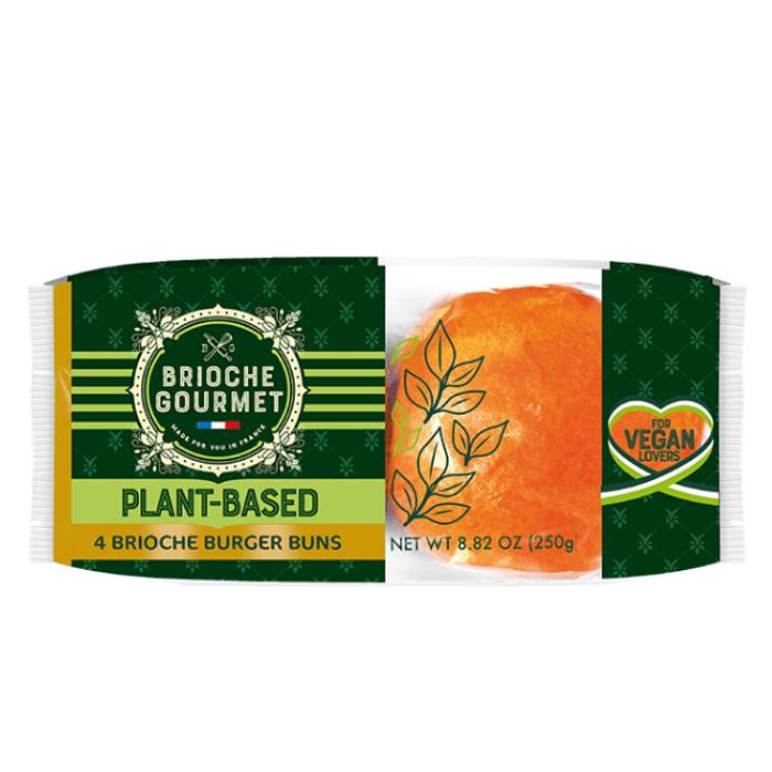 Brioche Gourmet – Pflanzliche Brioche Burger Buns, 8,82 oz