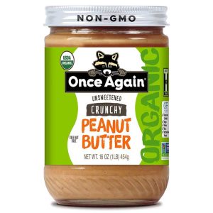 Wieder einmal – Bio knusprig Erdnussbutter, 16oz