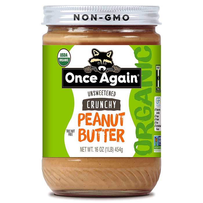 Wieder einmal – Bio knusprig Erdnussbutter, 16oz