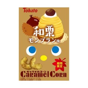 Tohato Karamell-Mais – japanische Kastanie Mont Blanc