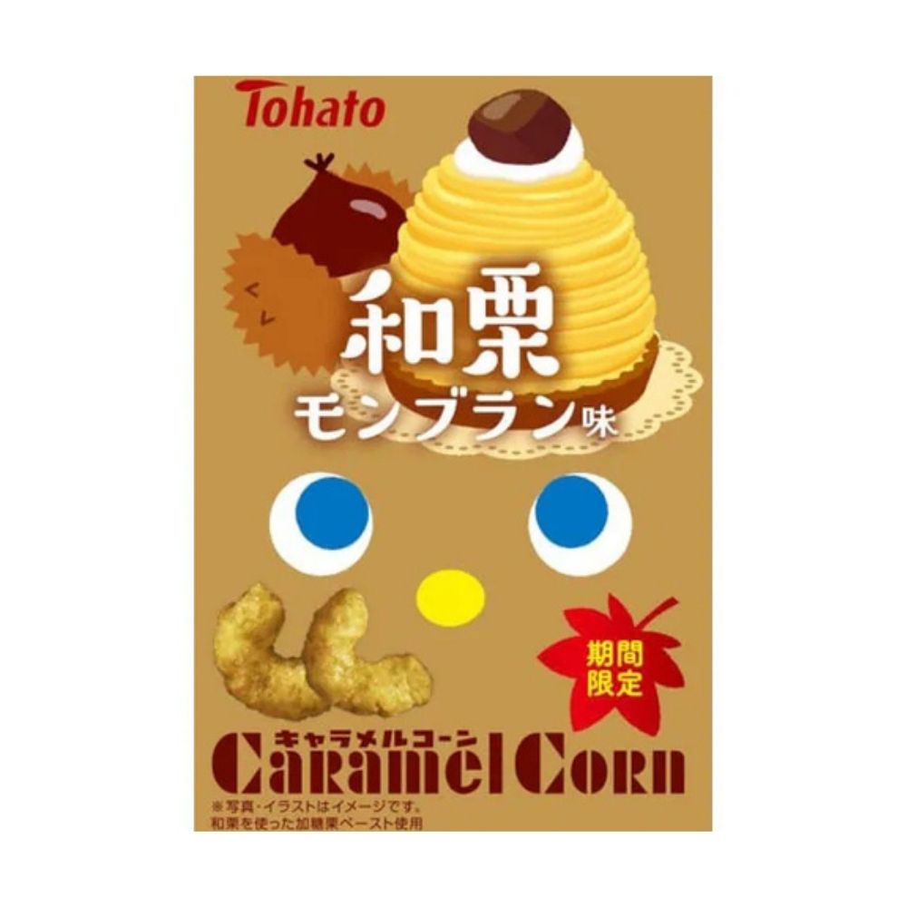 Tohato Karamell-Mais – Japanische Kastanie Mont Blanc