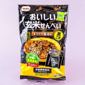 Befco schwarze Sesam braune Reis Cracker
