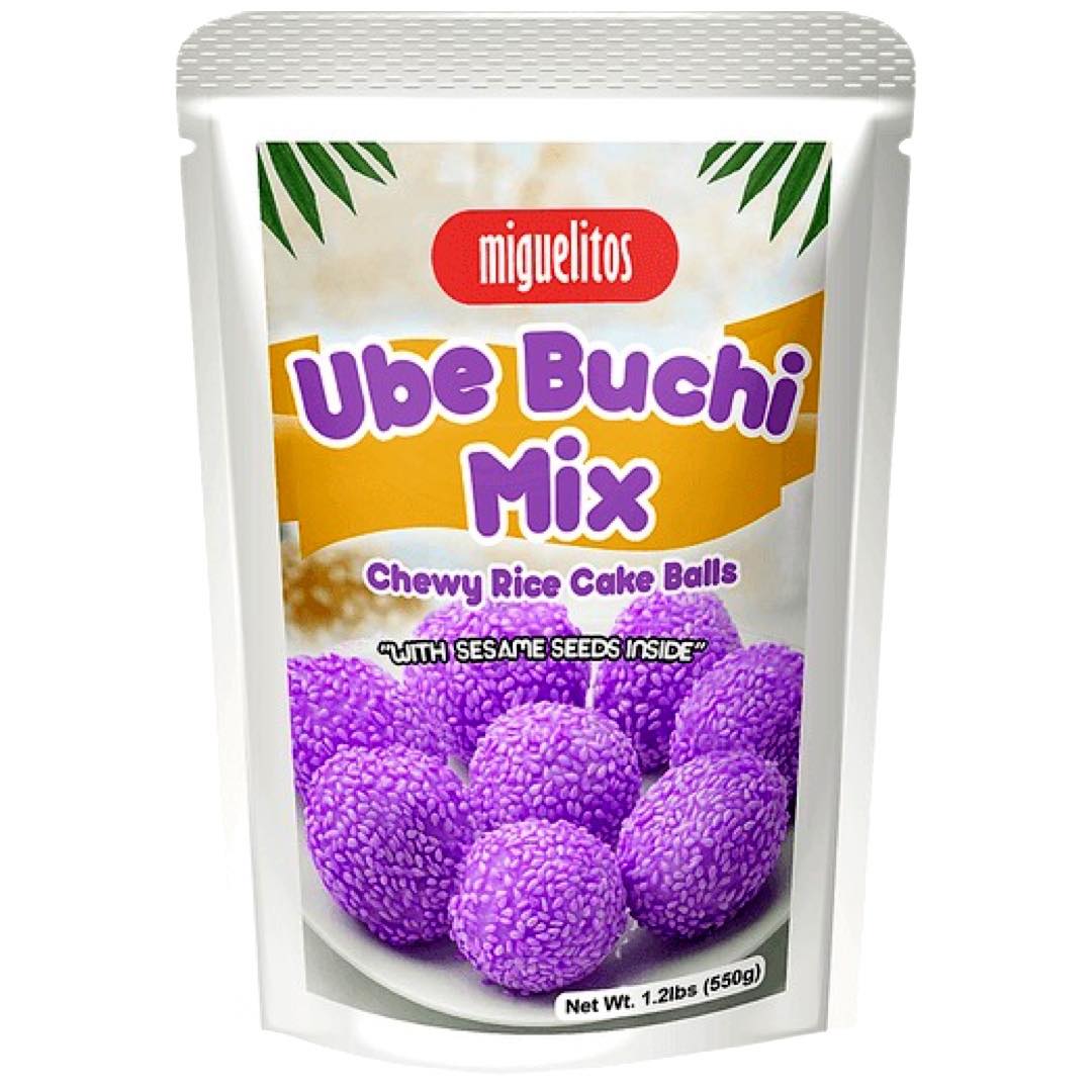 Miguelitos – UBE Buchi Mischung – Käsereis-Kuchenkugeln – 550 G