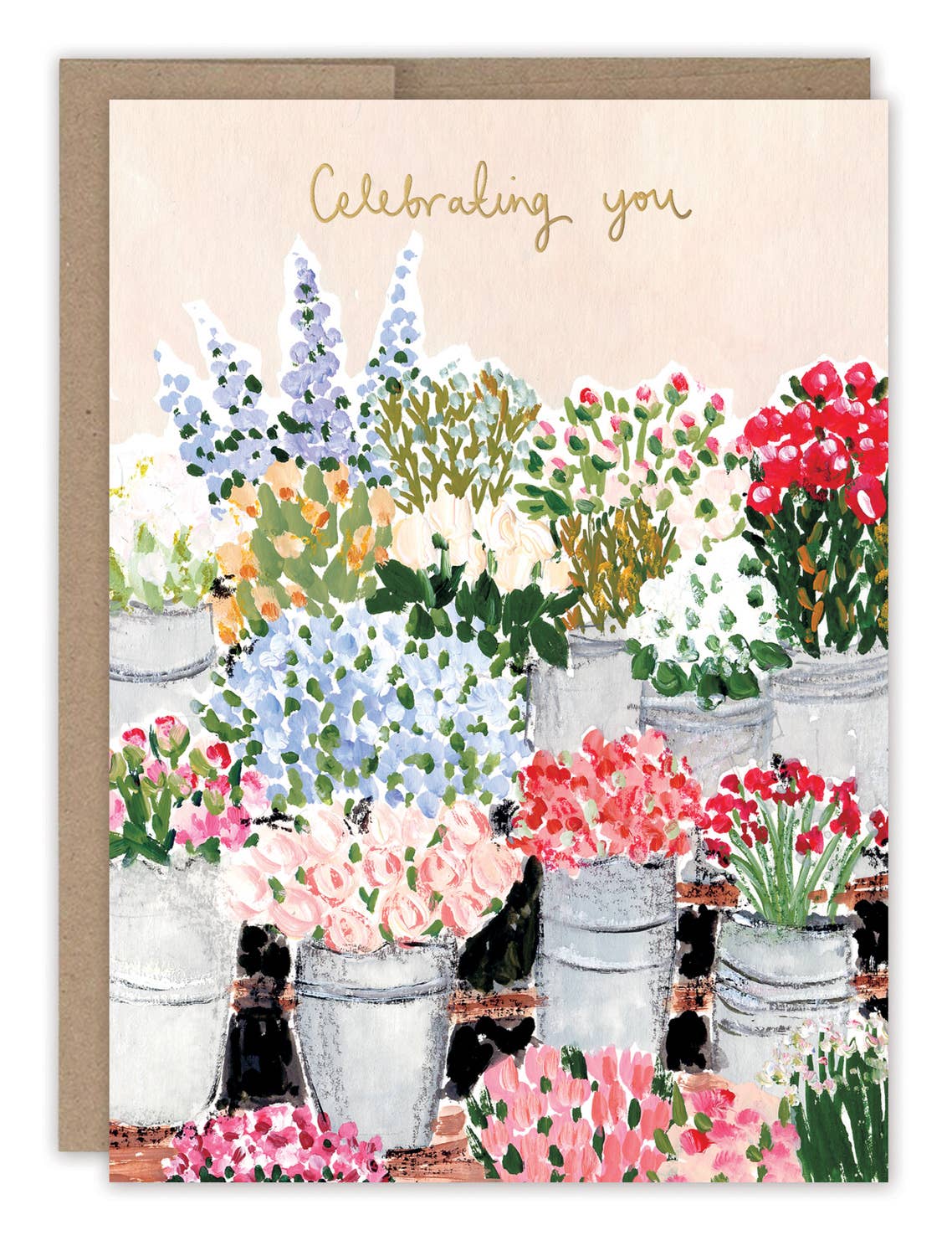 Biely & Shoaf Blumenmarkt Geburtstagskarte