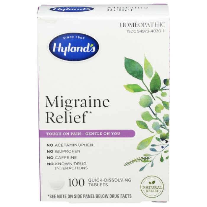Hyland – Migräne Schmerzlinderung Tb 100 Tb – Packung mit 1