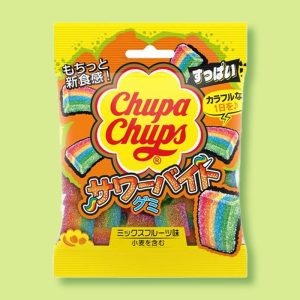 Chupa Chups Regenbogen sauer Biss Gummi