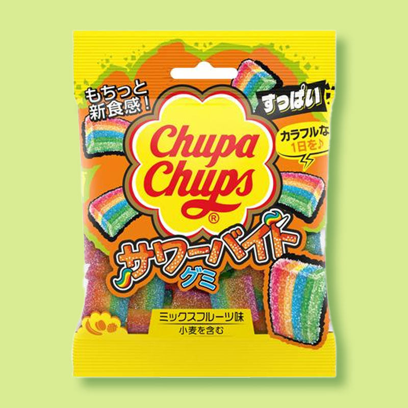 Chupa Chups Regenbogen sauer Bite Gummy