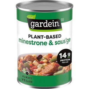 Gardein Minestrone Sausage Suppe 15 Unzen – Packung mit 12 Stück