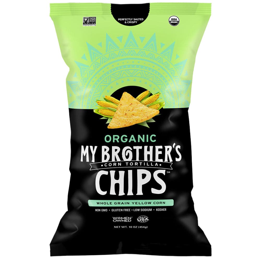 My Brothers Chips – Bio Vollkorngelbe Mais Tortilla Chips 10o