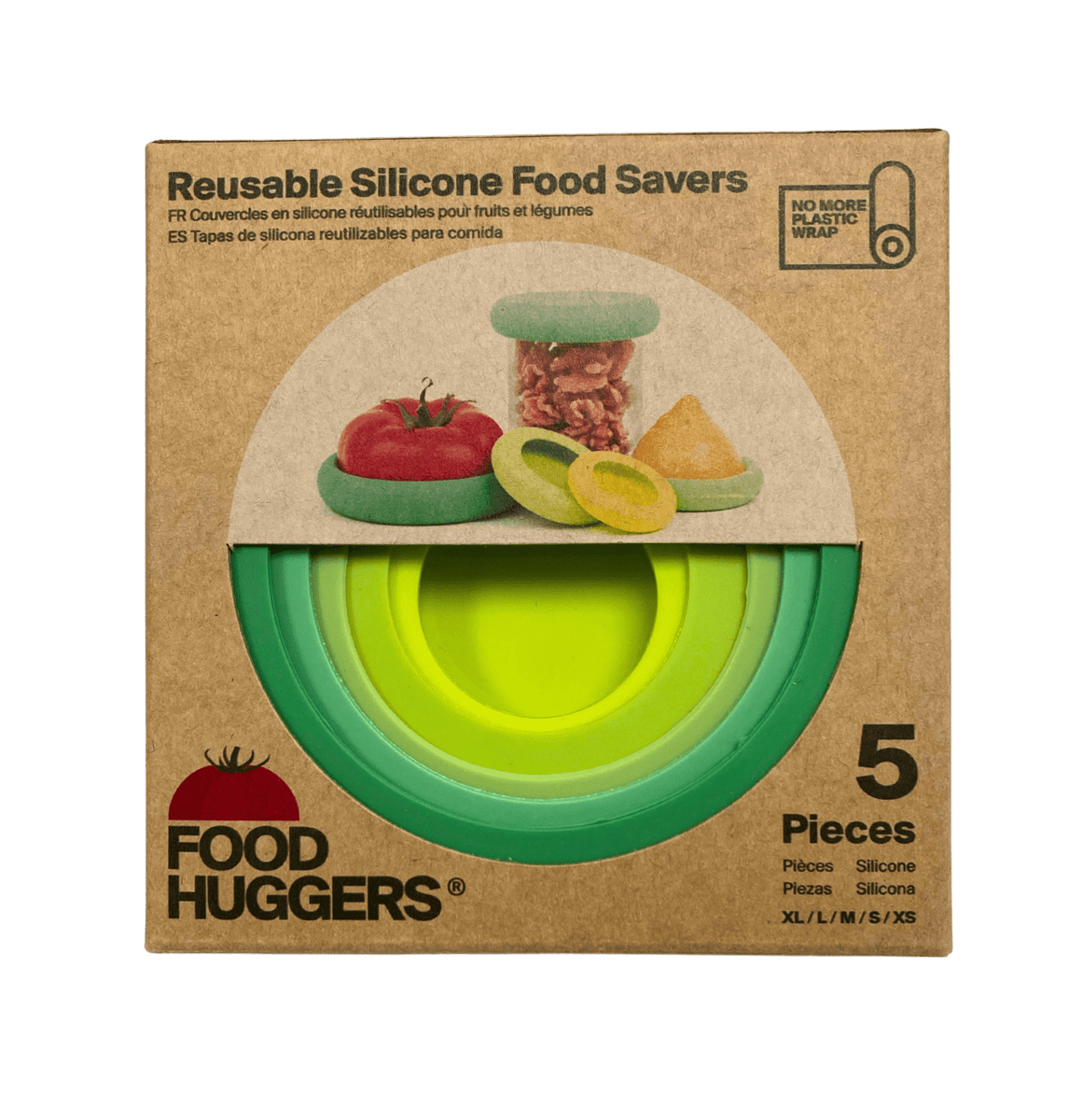 Lebensmittelsparer, Silikon, wiederverwendbar, Food Huggers