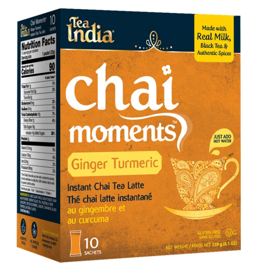 Tee Indien Chai Momente, Ingwer (10 Beutel) 7,9 oz (223g)