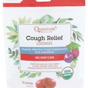 Cough Relief Lozenges, organische, Quantengesundheit
