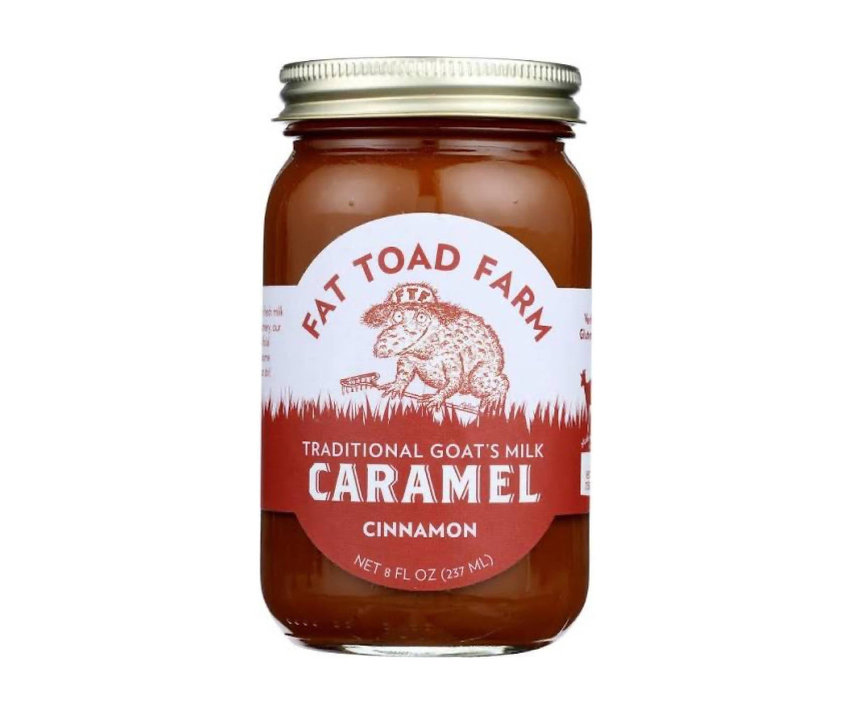 Fat Toad Farm Zimt Ziege Milch Karamell Gläser – 12 x 8oz