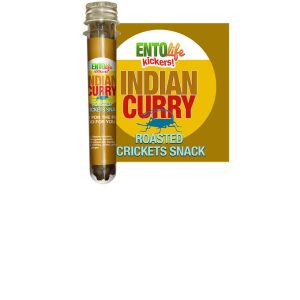Indian Curry geröstete Cricket Snack-Röhrchen – 6 x – 10g