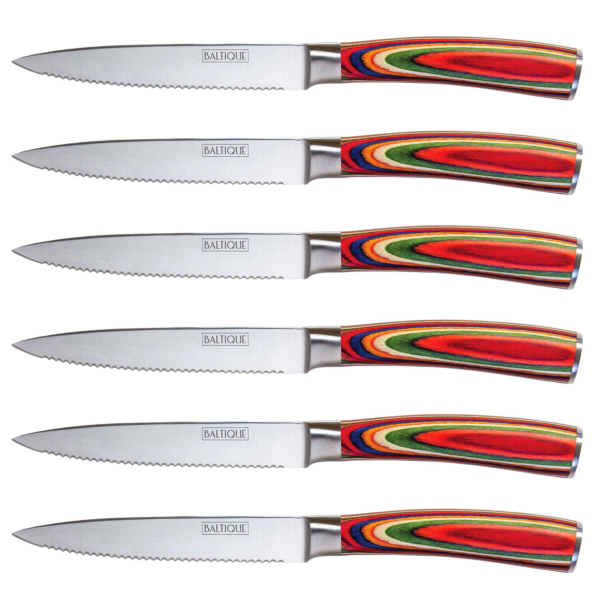 Totally Bamboo Baltique® Marrakesch Kollektion 6-teiliges Steakmesser-Set