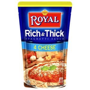 Royal – Rich & Thick – Spaghetti Soße – 4 Käse – – 900G