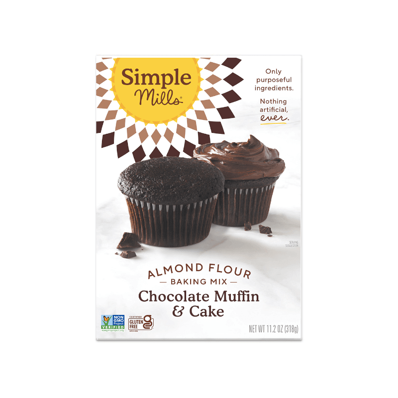 Simple Mills Mandelmehl Backmischung Schokolade Muffin & Kuchen