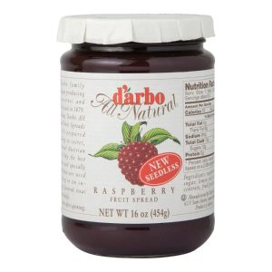 Darbo – Fruit Spread Himbeere ohne Samen, 16 Unzen (Packung mit 6 Stück)