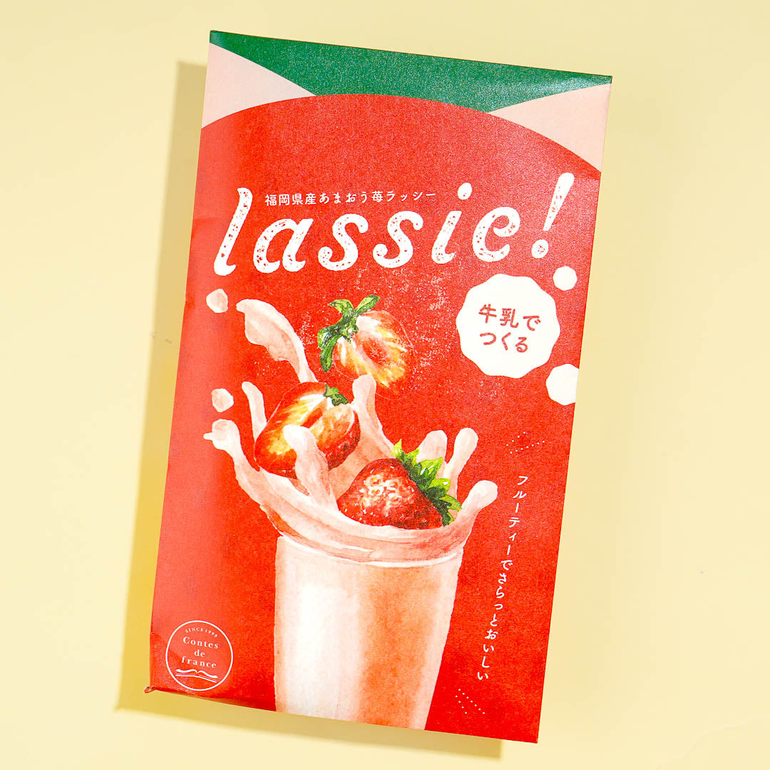 Lassi Pulvergetränk Mischung – Amaou Erdbeere