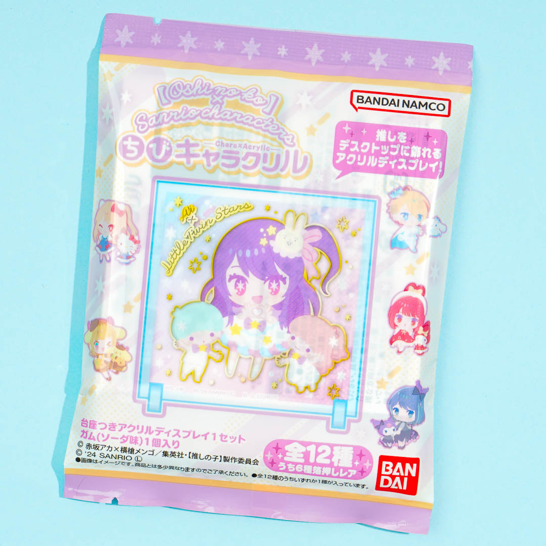 Oshi no Ko x Sanrio Charaktere Chibi Chara Acryl Ständer mit Gummi