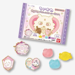 Chiikawa Fruchtgummi Süßigkeiten mit Glitter Aufkleber