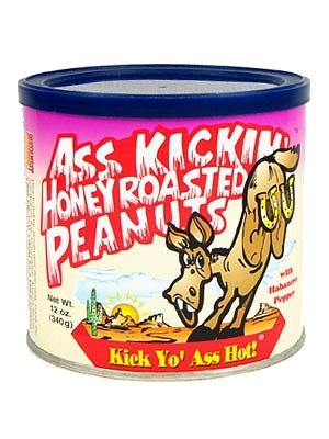 Ass Kickin' Honig geröstete Erdnüsse w / Habanero Pfeffer