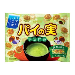 Lotte, Pie no Mi, Painomi, Bite size pie with Schokolade, Uji Matcha, – 124g