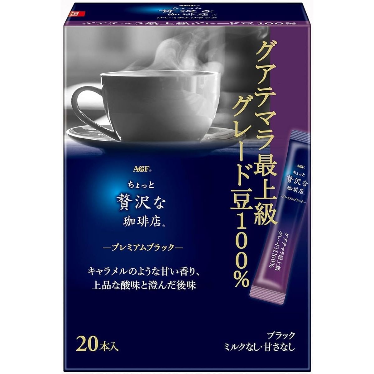 AGF Premium Stick Schwarz Guatemalas feinste Bohnen 100% 20 Flaschen x 3 Box – Tokyo Sakura Mall