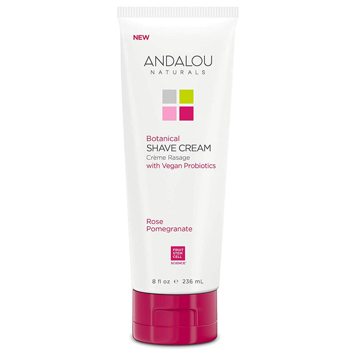 Andalou Naturals Botanical Shave Creme Rose Granatapfel, 8 fl oz