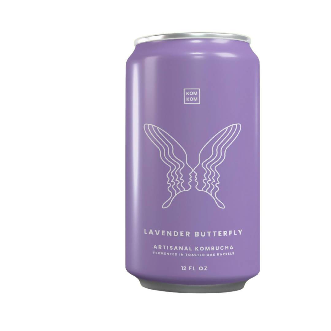 RMBR Kombucha Flow Butterfly Lavendel Dose – 24 Dosen x 12 Unzen Fall