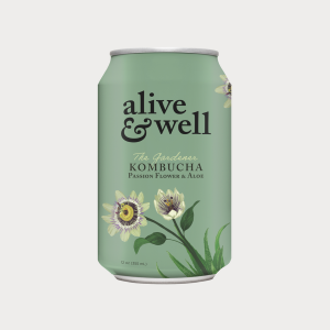 Passionsblume & Aloe Kombucha Dosen – 6 Packungen