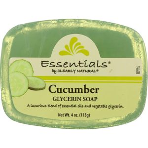 Clearly natürliche – Gurke Glycerin Seifenstange, – 4oz