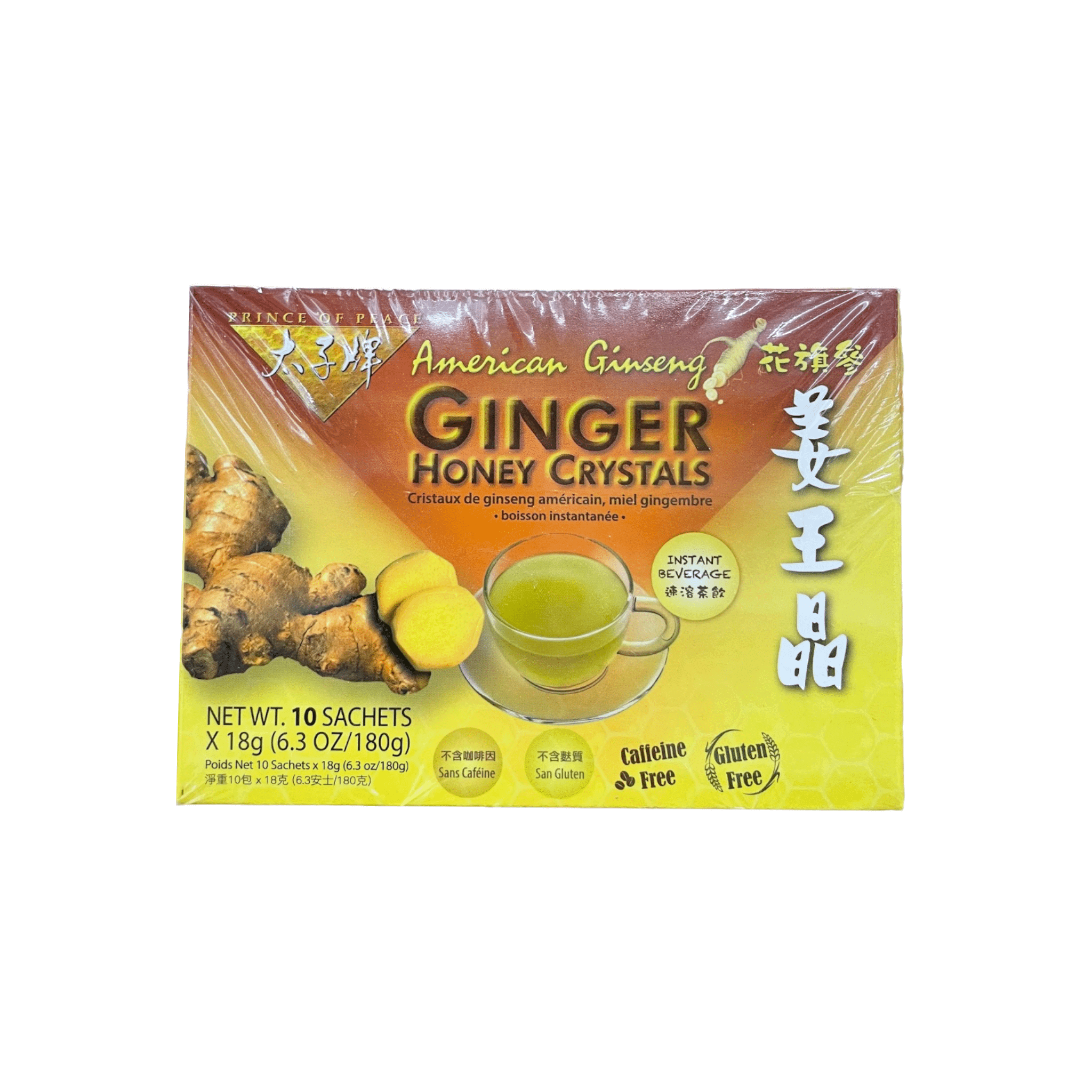 Prinz des Friedens Amerikanischer Ginseng Ingwer Honig Kristalle