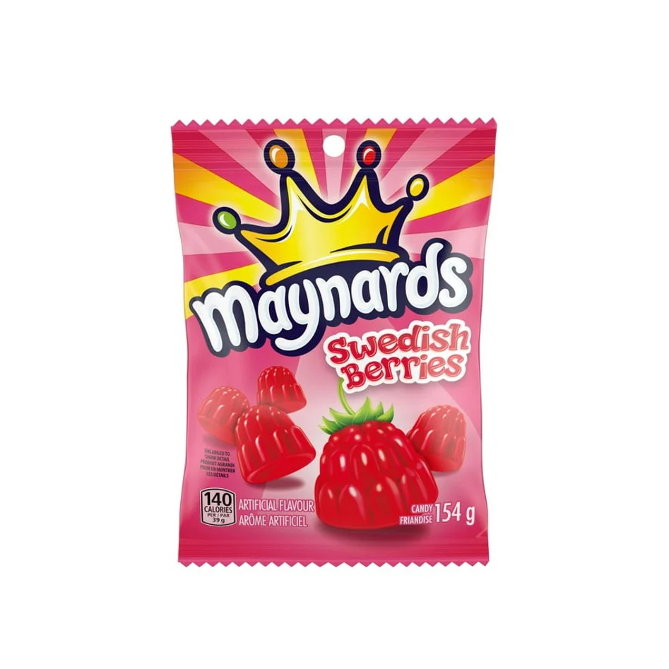 Maynards Schwedische Beeren154g – Kanada (Fall von 12)