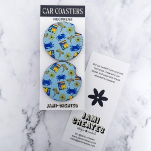 Jami Creates – Maryland Crab Würzen Auto Untersetzer