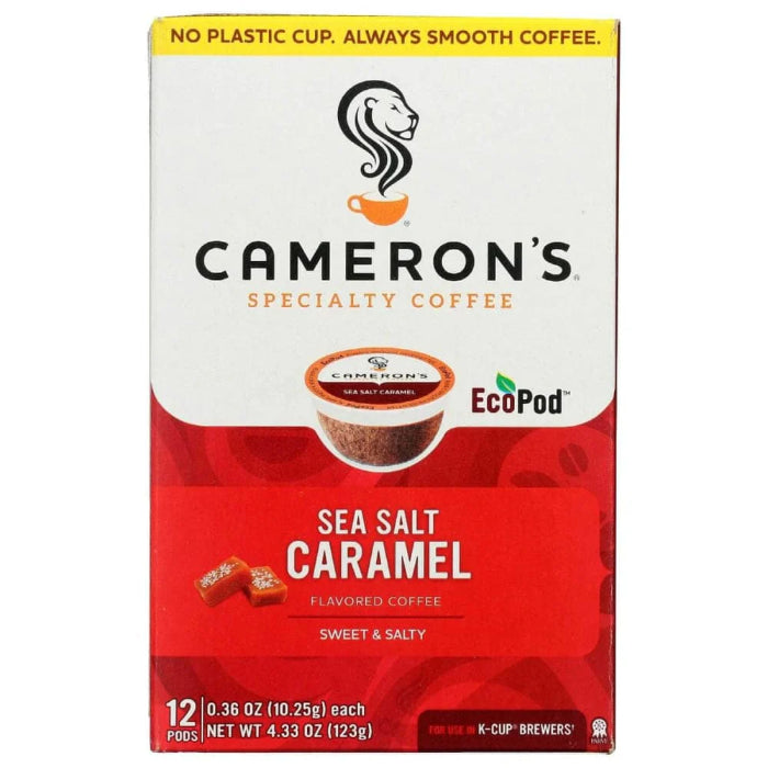 Camerons Kaffee – Meersalz Karamell gemahlener Kaffee, 4,33 Oz – 6er Packung
