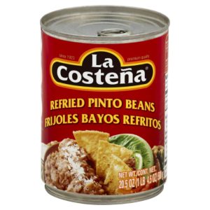 La Costeña – Refried Pinto Bohnen, 20,5 Unzen Packung mit 12