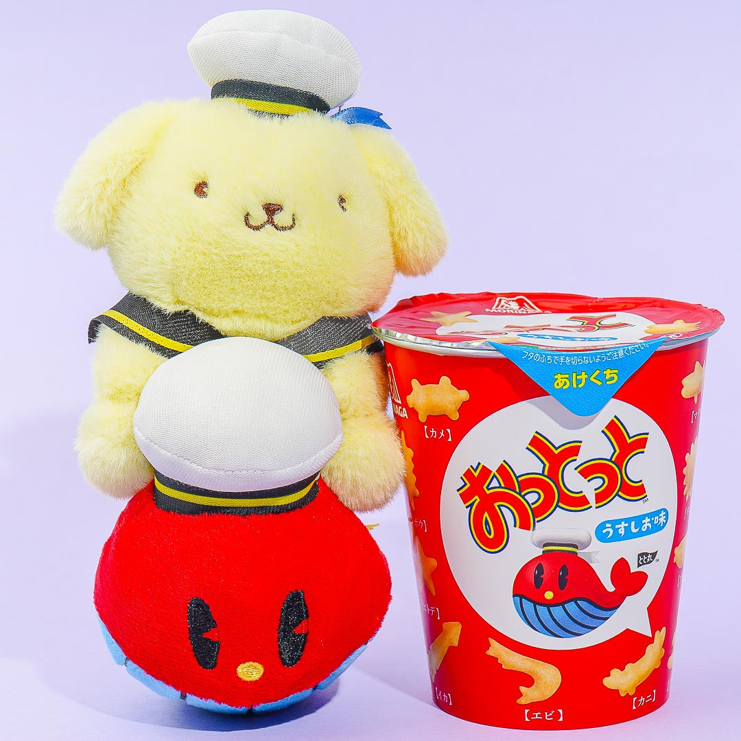 Ottotto x Sanrio Characters Plüsch Charm & Crackers – Pompompurin