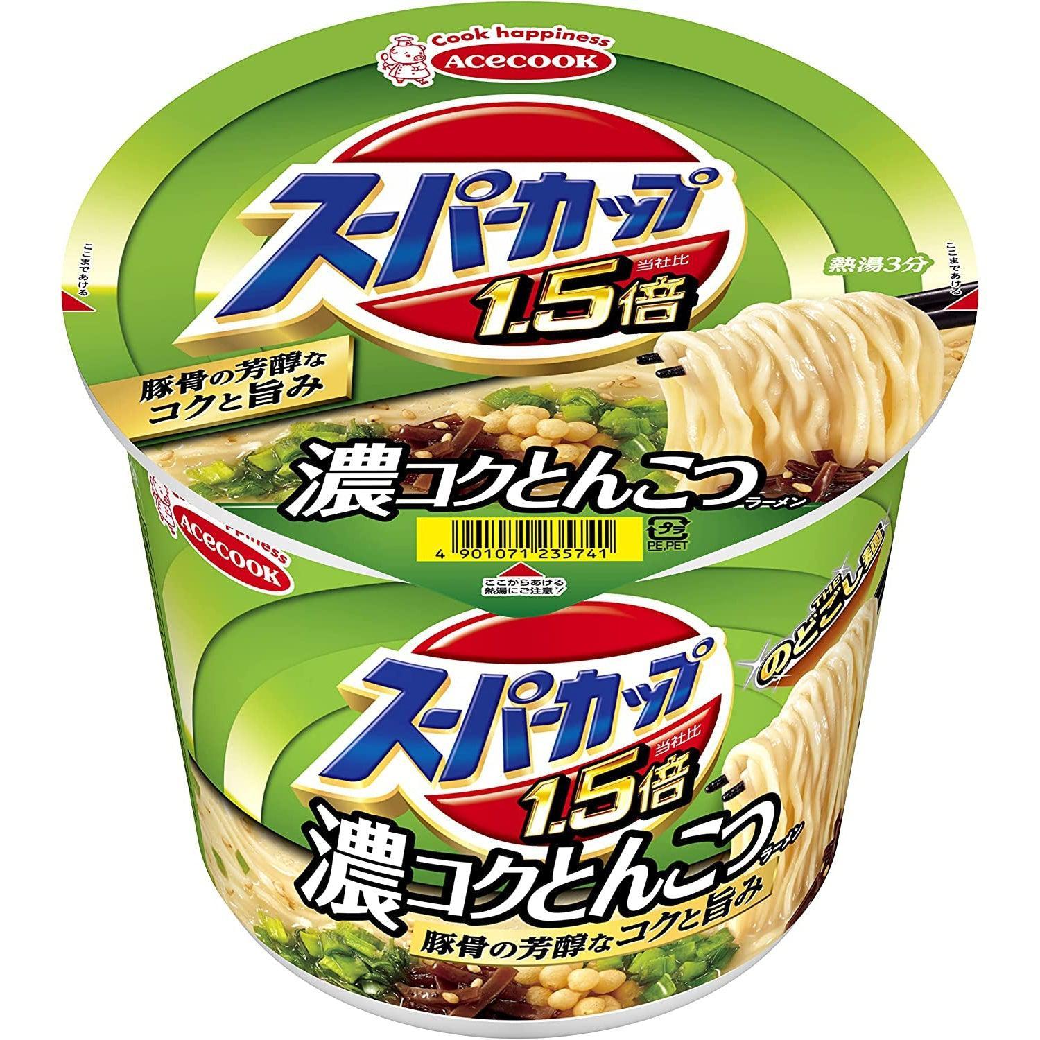 Acecook Supercup Tonkotsu Ramen Instant Nudeln 111g (Packung mit 3)