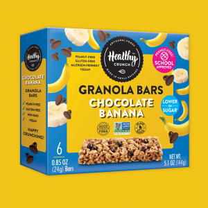 Healthy Crunch – Knuspermüsli Bars Schokoladenbanane – Packung mit 6 Stück
