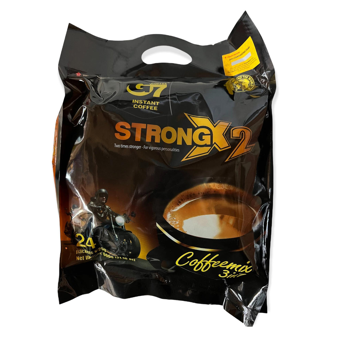 G7 3 in 1 Instant-Kaffeemischung – Stark X2 24 Beutel – 600 G