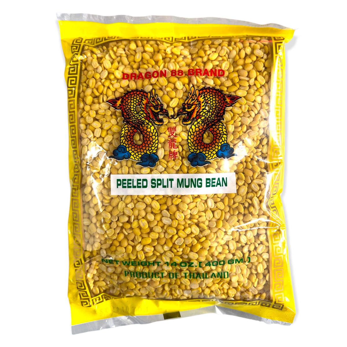 Dragon 88 Brand – Geschälte/gespaltene gelbe Mung Bean – 14oz