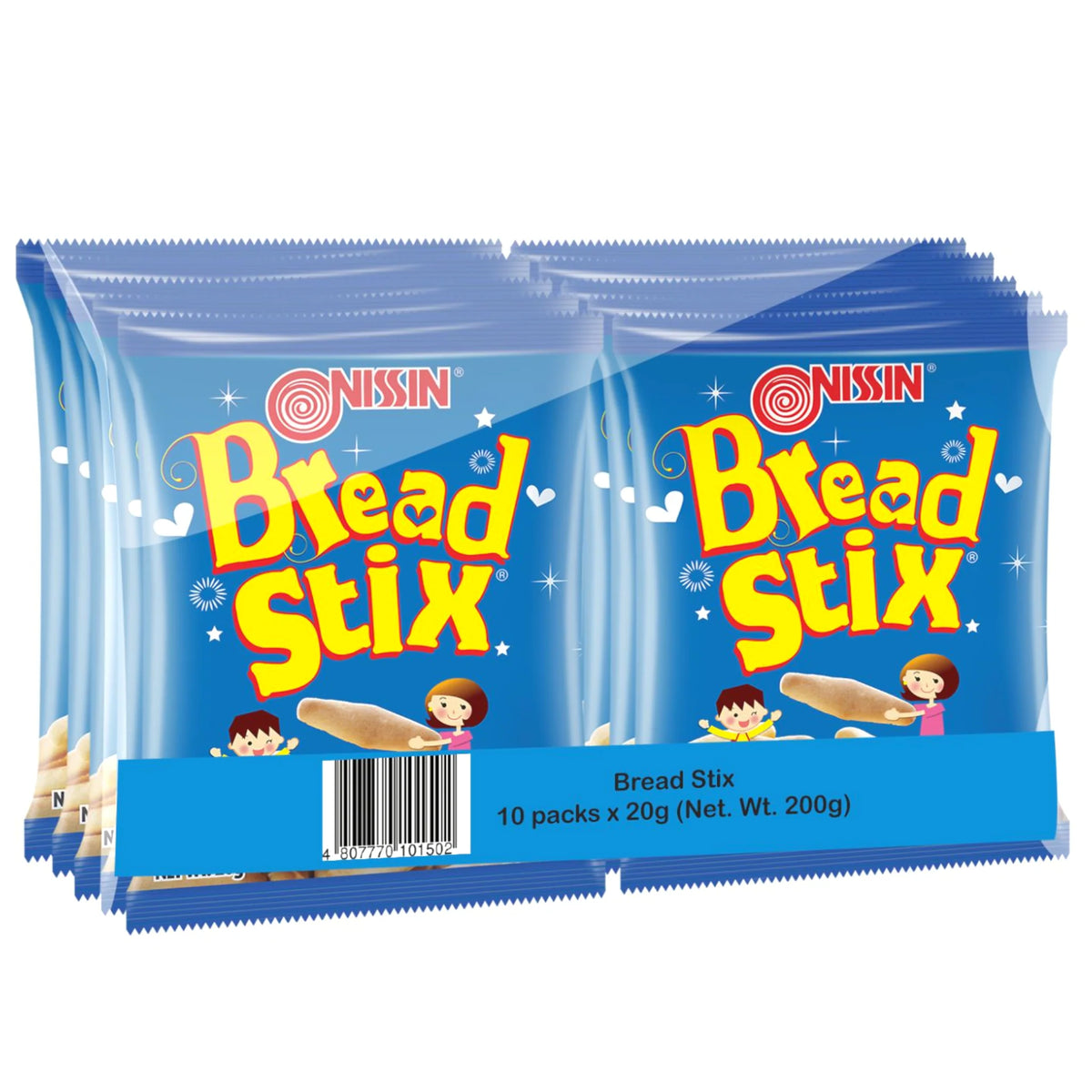 Nissin Brot Stix Plain Keks 10 Stück x 20g