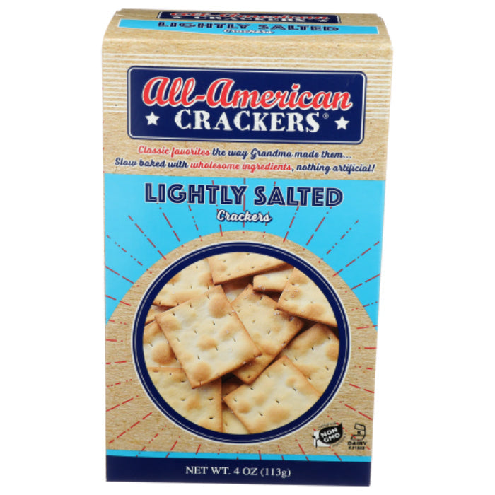 All American – hell Salz Cracker, 4 Oz – Packung mit 6 Stück