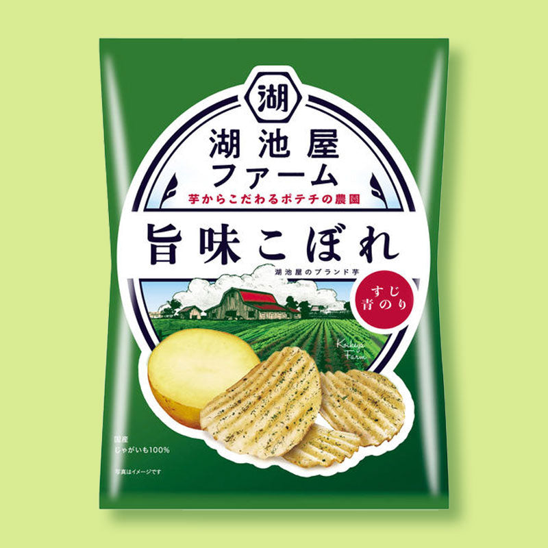 Koikeya Die leckeren Kartoffelchips der Farm – Grün Laver