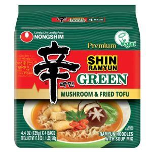 Nong Shim Nudel grünes Ramyun 17,6 Unzen – Packung mit 4